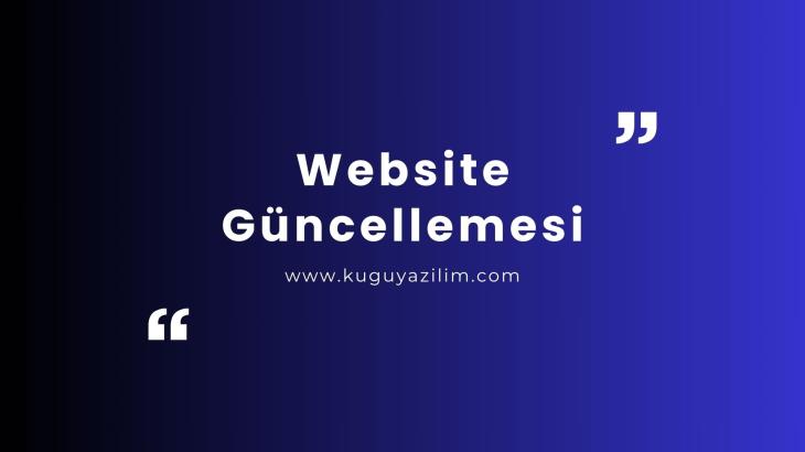 Kuğu Yazılım Web Sitesi Yenilendi: Altyapı Sorunları Giderildi, Performans Artırıldı